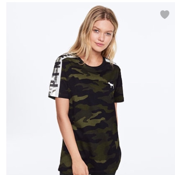 (Sold) Campus Camo Short sleeve Tee - Picture 2 of 3